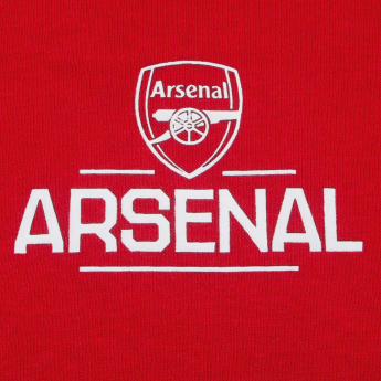 FC Arsenal férfi kapucnis pulóver Zip red