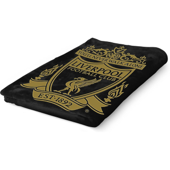 FC Liverpool gyapjú takaró Gold Black