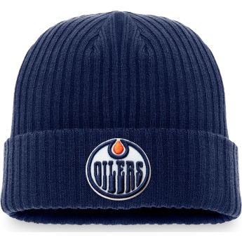 Edmonton Oilers téli sapka Core Cuffed Knit navy