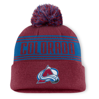 Colorado Avalanche téli sapka A/CAP Beanie Cuff W/Pom