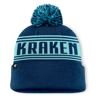 Seattle Kraken téli sapka A/CAP Beanie Cuff W/Pom