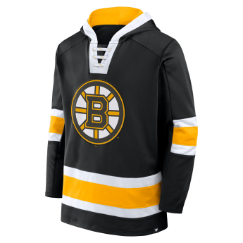 Boston Bruins férfi kapucnis pulóver Mens Laced Hockey