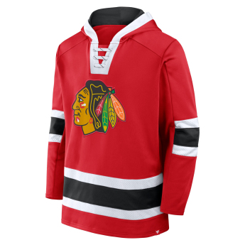 Chicago Blackhawks férfi kapucnis pulóver Mens Laced Hockey
