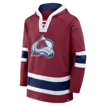 Colorado Avalanche férfi kapucnis pulóver Mens Laced Hockey