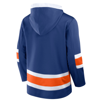 Edmonton Oilers férfi pulóver Mens Laced Hockey