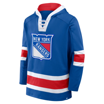 New York Rangers férfi kapucnis pulóver Mens Laced Hockey