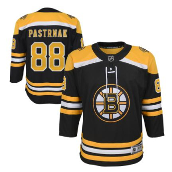 Boston Bruins gyerek jégkorong mez David Pastrnak Premier Home