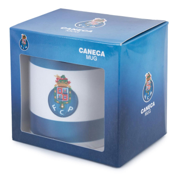 FC Porto bögre crest on a blue and white