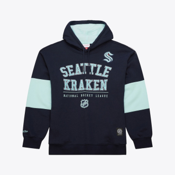 Seattle Kraken férfi kapucnis pulóver Retro Fleece Current Logo