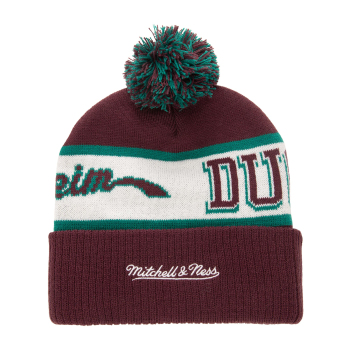 Anaheim Ducks téli sapka Block Sweep Pom Knit