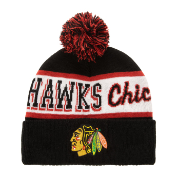 Chicago Blackhawks téli sapka Block Sweep Pom Knit