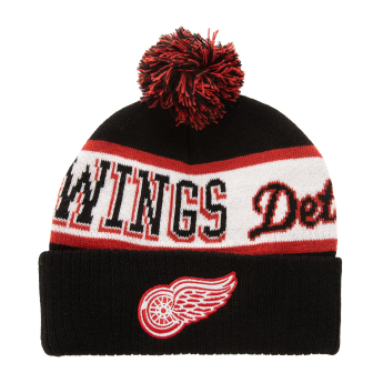Detroit Red Wings téli sapka Block Sweep Pom Knit