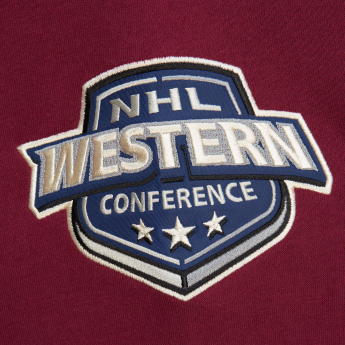 Colorado Avalanche férfi pulóver Heritage Lace-Up Crew Vintage Logo