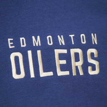 Edmonton Oilers férfi pulóver Heritage Lace-Up Crew Vintage Logo