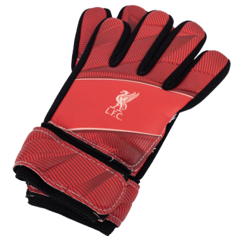 FC Liverpool gyerek kapuskesztyű Fuse Goalkeeper Gloves Kids 67-73mm palm width