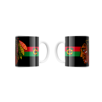 Chicago Blackhawks bögre TRIPLE LOGO