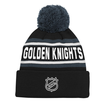 Vegas Golden Knights gyerek téli sapka wordmark cuffed pom