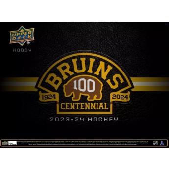 NHL dobozok NHL hokikártyák 2023-24 Upper Deck Boston Bruins Centennial Hobby Box