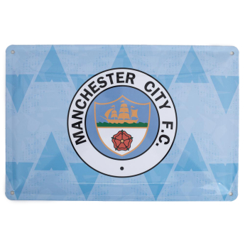 Manchester City fali tábla Retro Days