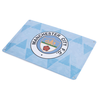 Manchester City fali tábla Retro Days