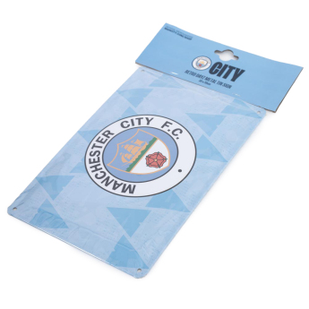 Manchester City fali tábla Retro Days