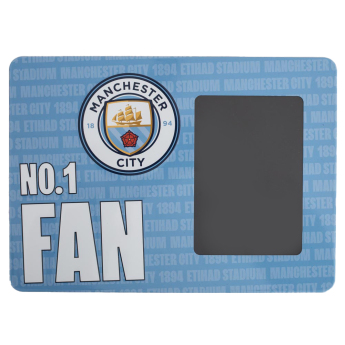 Manchester City képkeret No1 Fan 12cm x 8.5cm