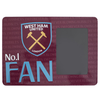 West Ham United képkeret No1 Fan 12cm x 8.5cm