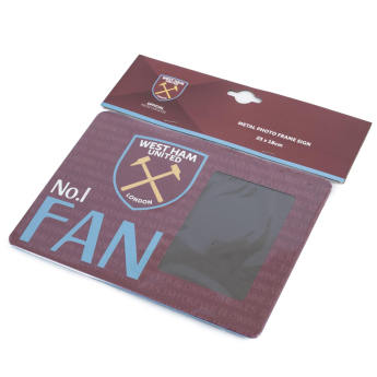West Ham United képkeret No1 Fan 12cm x 8.5cm