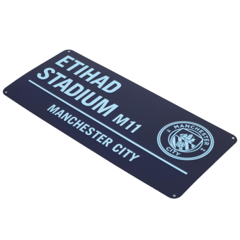 Manchester City fali tábla Two Tone Street