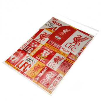 FC Liverpool csomagolópapír never 2 pcs Gift Wrap