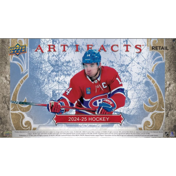 NHL dobozok NHL hokikártyák 2024-25 Upper Deck Artifacts Blaster Box
