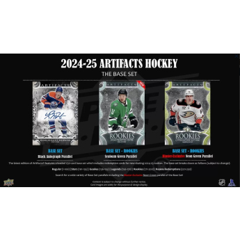 NHL dobozok NHL hokikártyák 2024-25 Upper Deck Artifacts Blaster Box