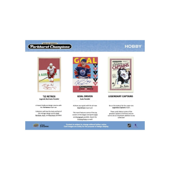 NHL dobozok NHL hokikártyák 2023-24 Upper Deck Parkhurst Champions Hockey Hobby box