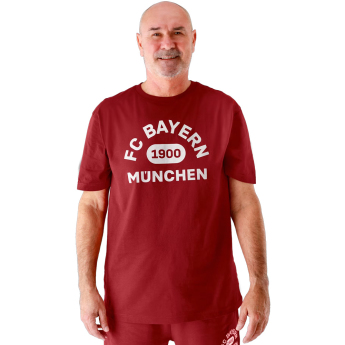 Bayern München férfi póló 1900 bordeaux