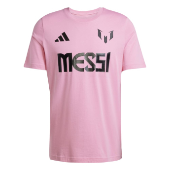Lionel Messi férfi póló MESSI Name and number pink