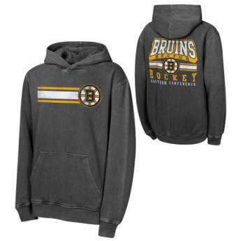 Boston Bruins gyerek kapucnis pulóver Cross Fade Pigment Dyed Gw Hd