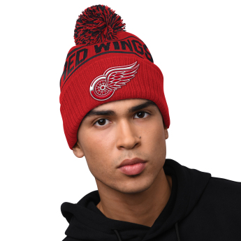 Detroit Red Wings téli sapka Blizzard Pom Beanie