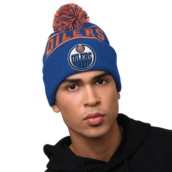 Edmonton Oilers téli sapka Blizzard Pom Beanie