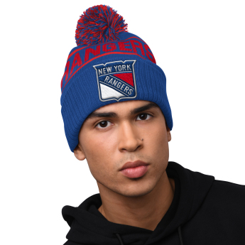 New York Rangers téli sapka Blizzard Pom Beanie