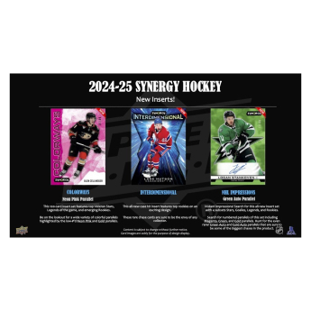 NHL dobozok NHL hokikártyák 2024-25 Upper Deck Synergy Hobby Box