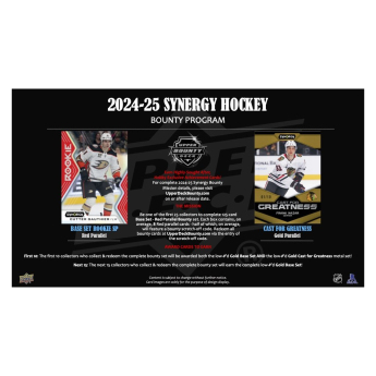 NHL dobozok NHL hokikártyák 2024-25 Upper Deck Synergy Hobby Box