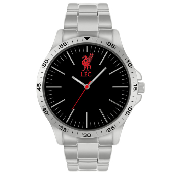 FC Liverpool karóra Mens Silver Bracelet