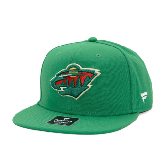 Minnesota Wild baseball flat sapka A/CAP Structured Mid Crown Adjujtable Square Visor Snapback