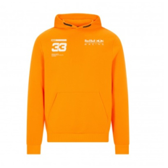 Red Bull Racing gyerek kapucnis pulóver Max Verstappen orange F1 Team 2023