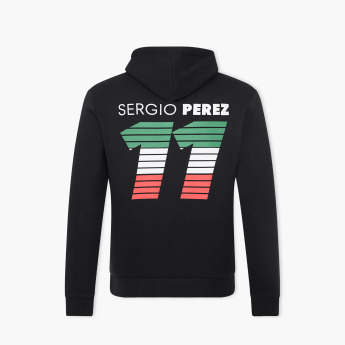 Red Bull Racing férfi kapucnis pulóver Sergio Perez Checo black F1 Team 2023