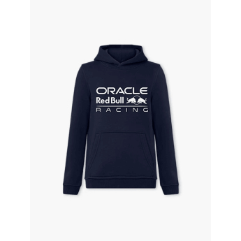 Red Bull Racing gyerek kapucnis pulóver Core Mono navy F1 team 2024