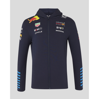 Red Bull Racing férfi kapucnis pulóver Official Full zip navy F1 Team 2024
