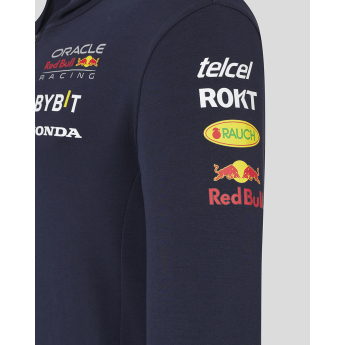 Red Bull Racing férfi kapucnis pulóver Official Full zip navy F1 Team 2024