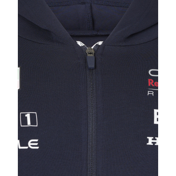 Red Bull Racing férfi kapucnis pulóver Official Full zip navy F1 Team 2024