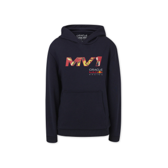 Red Bull Racing gyerek kapucnis pulóver Max Verstappen Popart navy F1 Team 2024